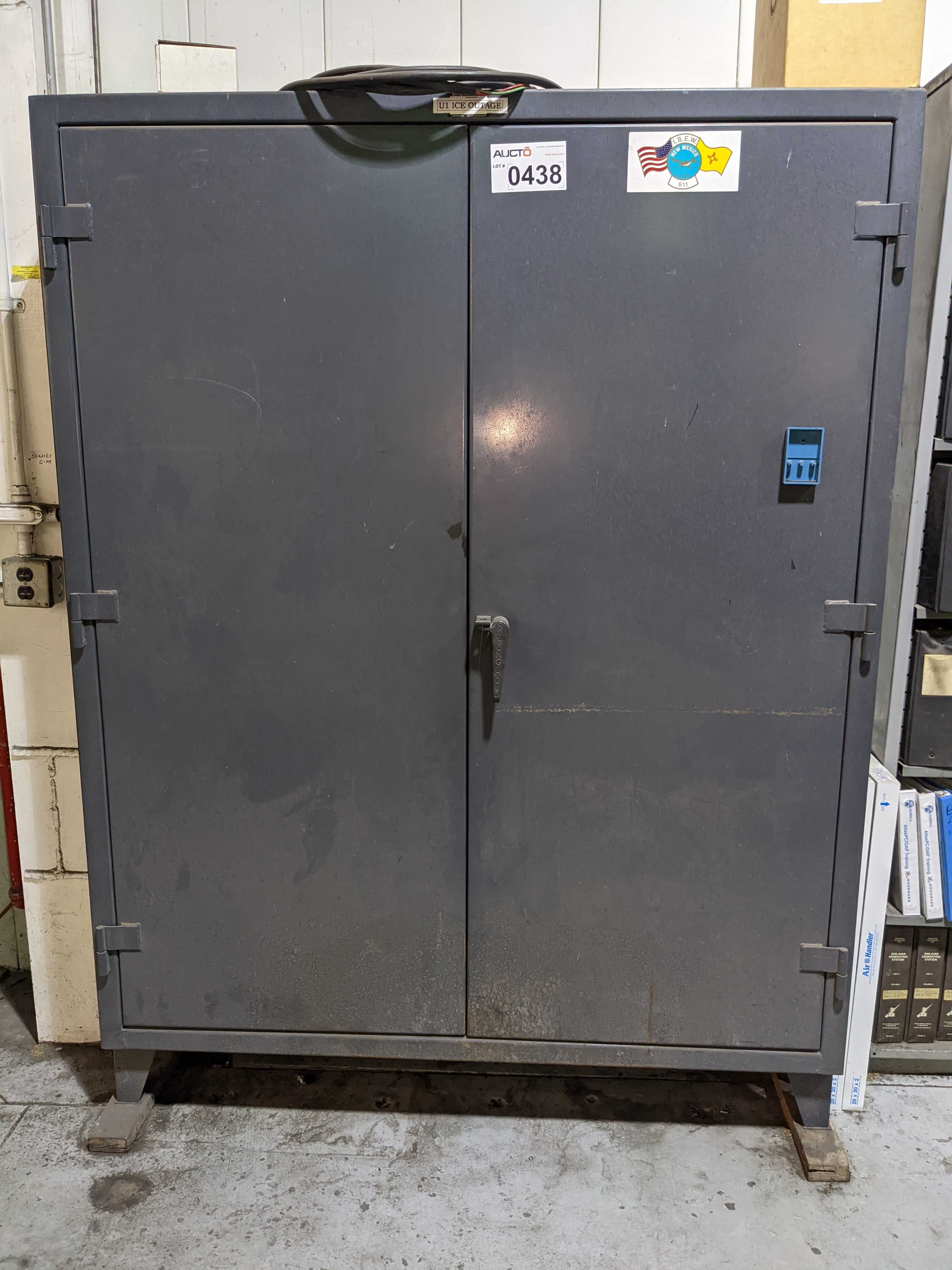 CABINET AND CONTENTS - ELECTRICAL COMPONENTS