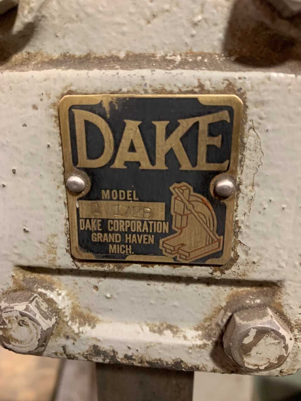 Dake Model 1 1/2B Arbor Press - MECHANICAL STAMPING PRESSES