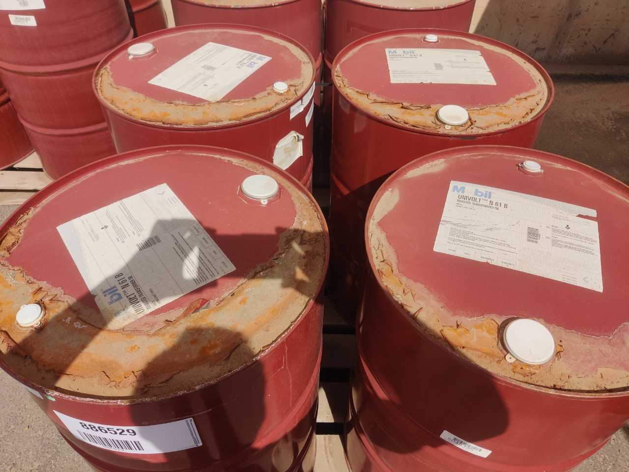 1 PALLET OF 4 55 GALLON DRUMS OF UNIVOLT N61B INHIBITED TRANSFORMER OIL - CONTROL TRANSFORMERS