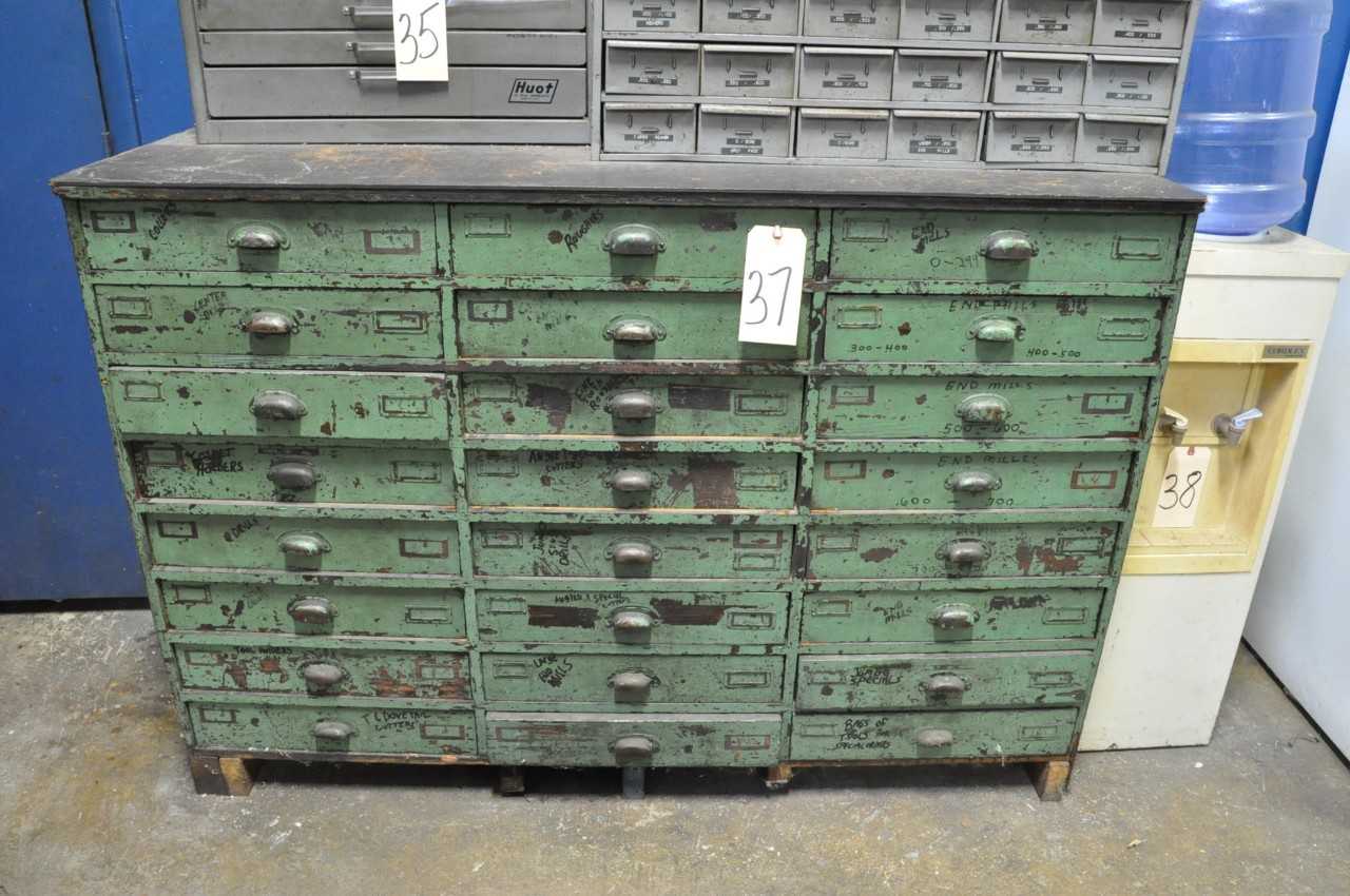 24 Drawer Bin Organizer Cabinet - TOOL STORAGE