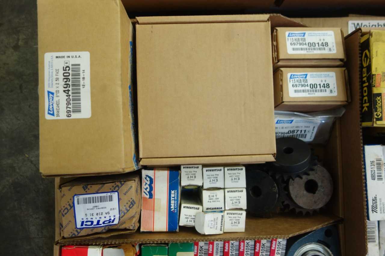2 PALLETS OF ASSORTED POWER TRANSMISSION REPLACEMENT PARTS - POWER TRANSMISSION