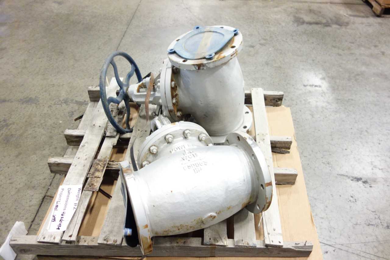 LOT OF 2 POWELL GLOBE VALVES - GLOBE VALVE