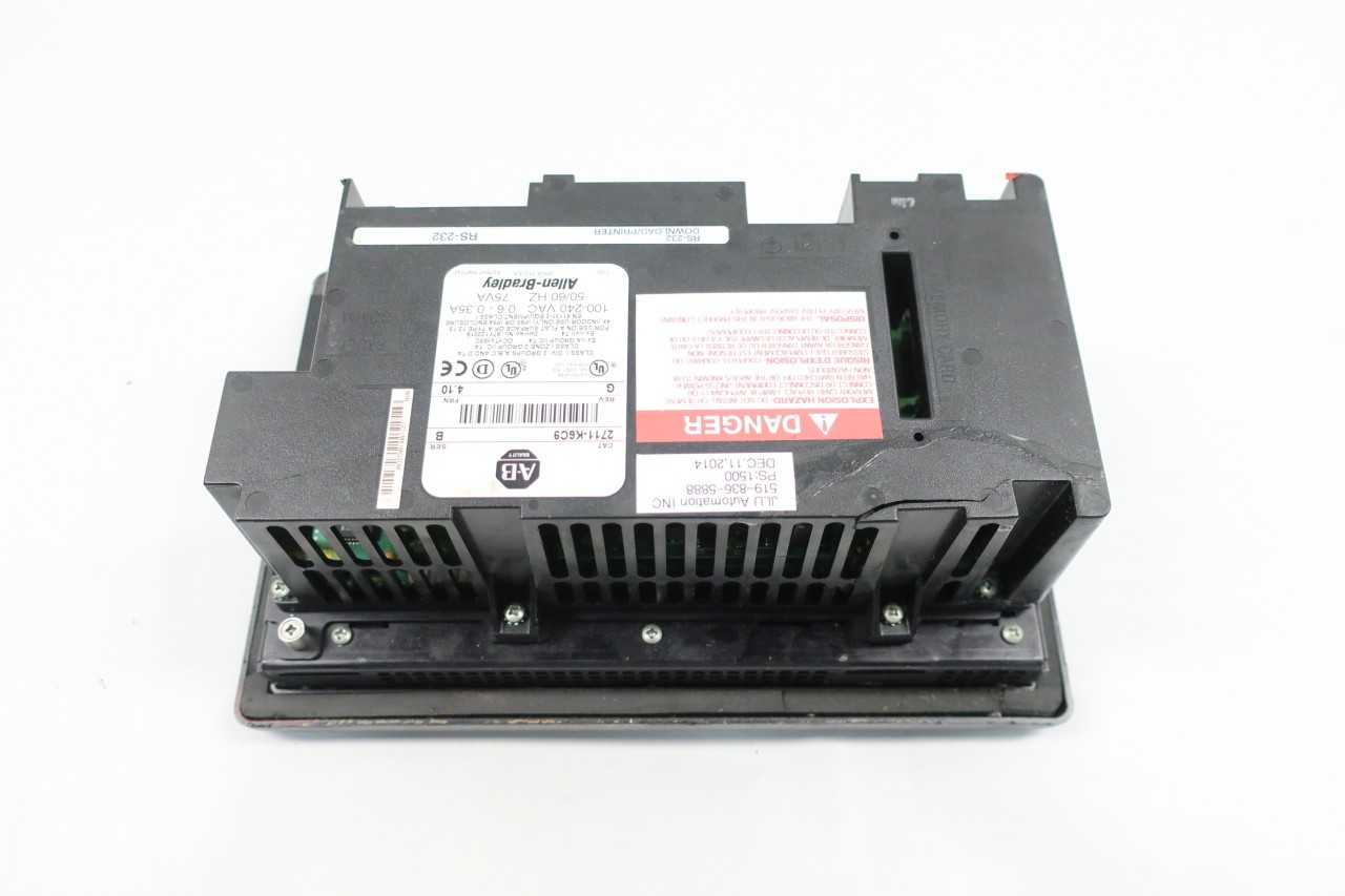 Allen Bradley 2711-K6C9 Panelview 600 Standard Terminal - AUTOMATION & CONTROLS