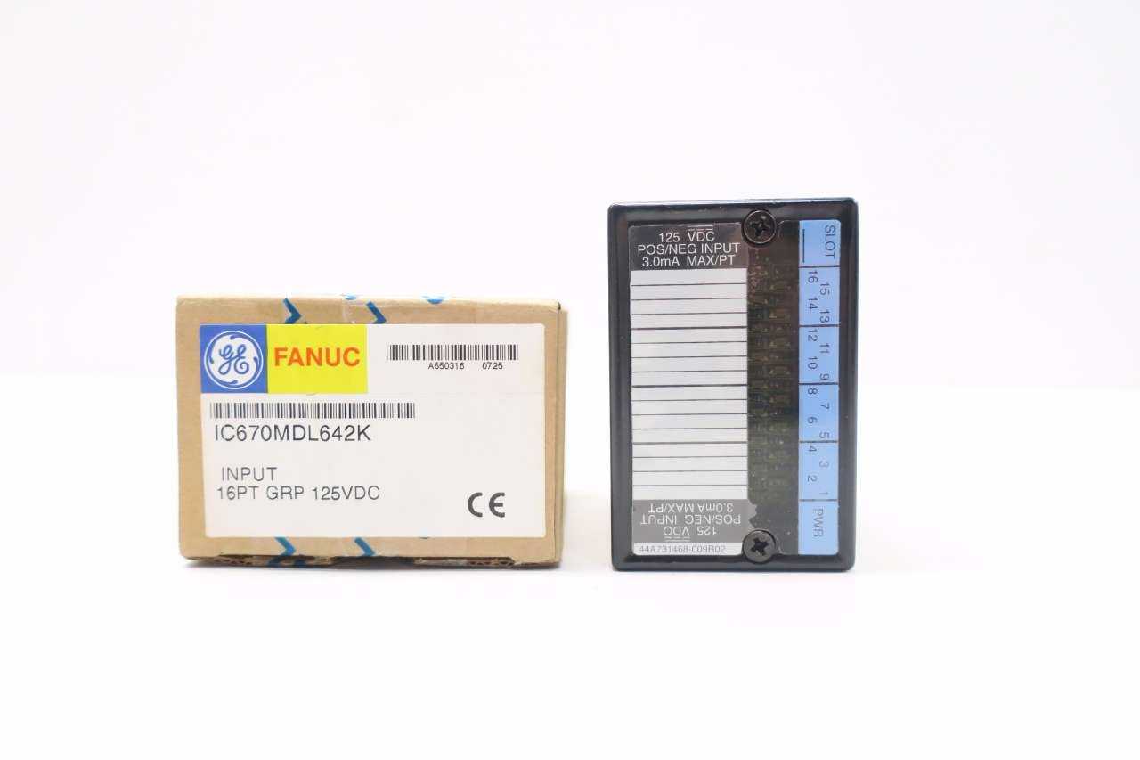 GE FANUC IC670MDL642K POS/NEG 16PT INPUT MODULE - MISCELLANEOUS