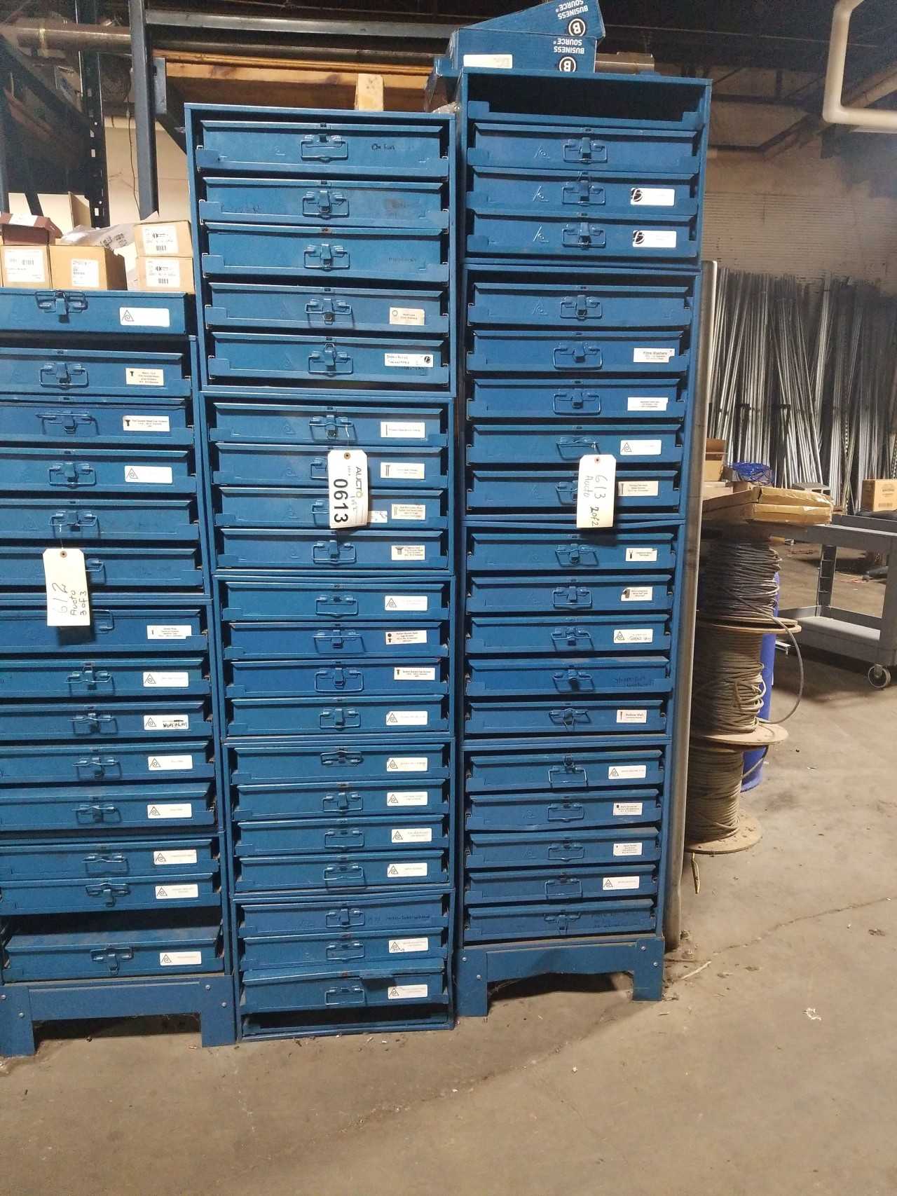 2 BARNES GROUP SLIDE TOOL BOXES WITH CONTENTS - MISCELLANEOUS