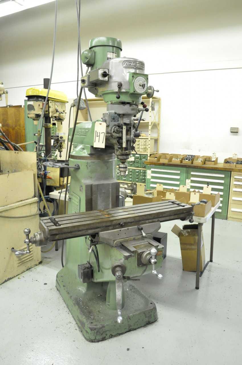 BRIDGEPORT 1 1/2-HP Variable Speed Vertical Milling Machine, - VERTICAL MILLING MACHINES