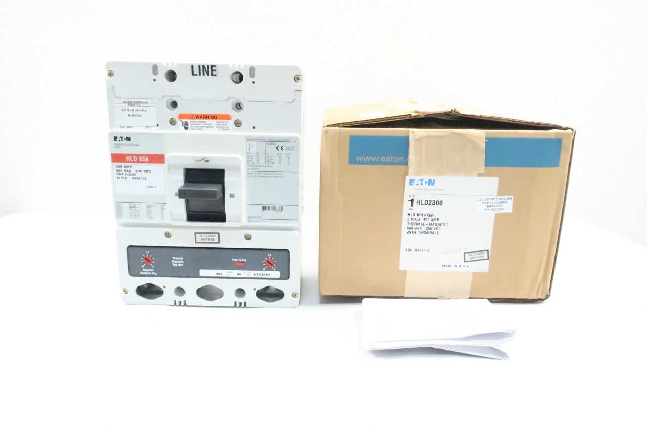 EATON HLD2300 300A 2P MOLDED CASE CIRCUIT BREAKER 600V-AC - CIRCUIT BREAKERS