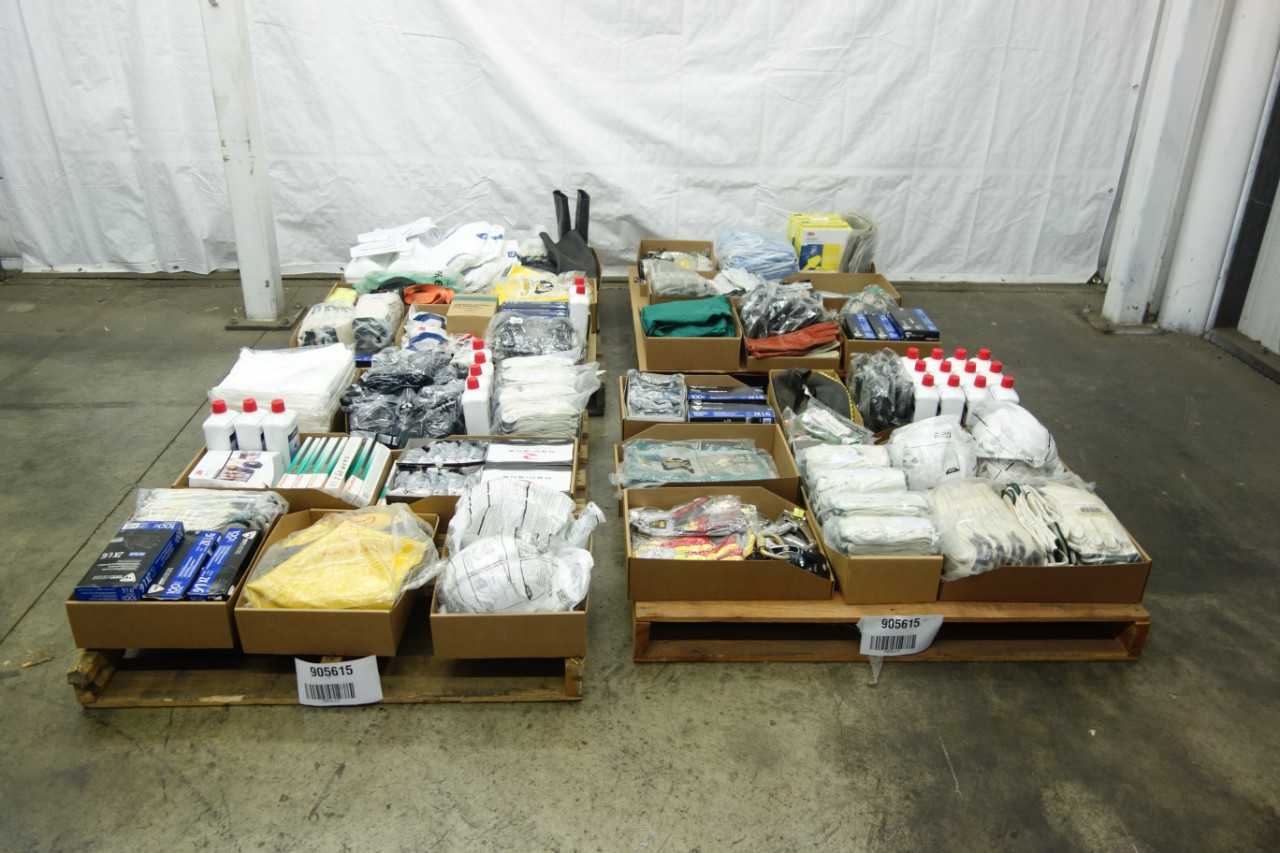 4 PALLETS OF ASSORTED PPE AND SAFETY EQUIPMENT - SAFETY EQUIPMENT