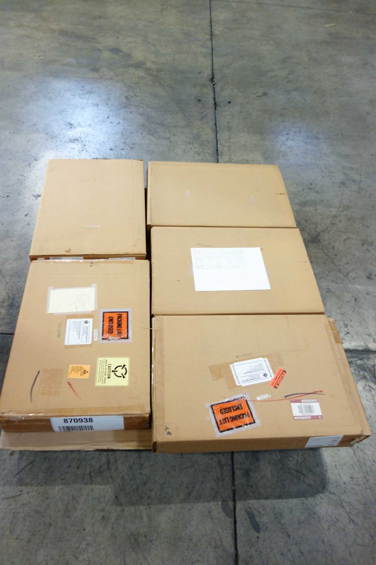 LOT OF 5 ASSORTED ENCORE PCB CIRCUIT BOARDS - AUTOMATION & CONTROLS