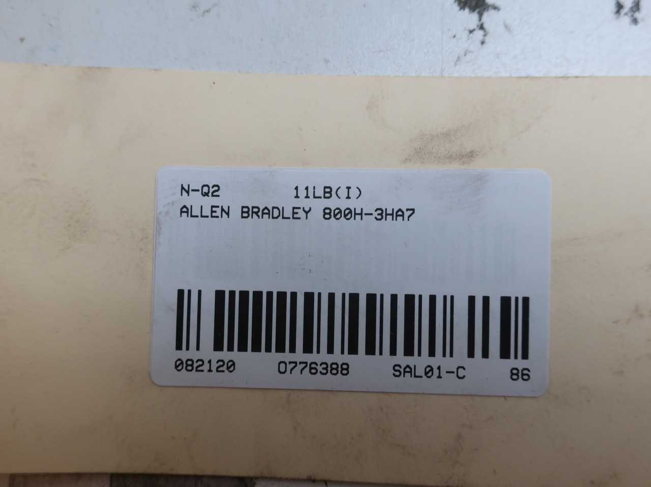ALLEN BRADLEY 800H3HA7 SER M FORREVSTOP STATION 600VAC PUSHBUTTON - AUTOMATION & CONTROLS