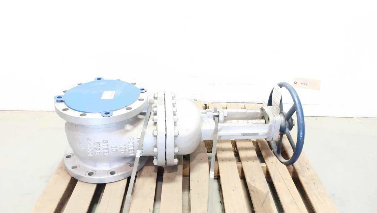 POWELL 1503 MANUAL 150 STEEL FLANGED 10IN WEDGE GATE VALVE - VALVES