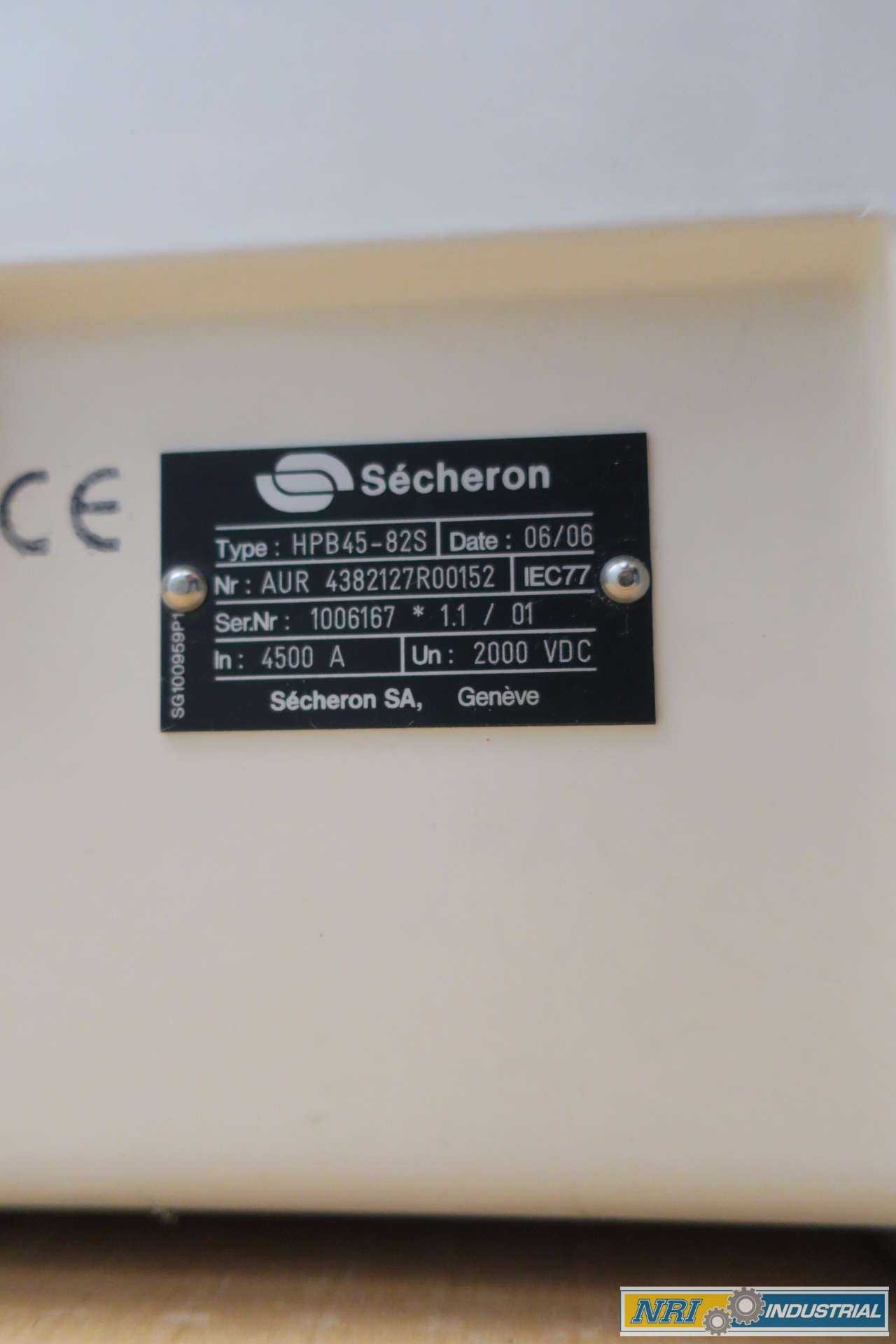 SECHERON HPB45-82S HIGH SPEED DC 4500A AMP 2000V-DC 220V-DC CIRCUIT BREAKER SWITCHGEAR - SWITCHGEAR