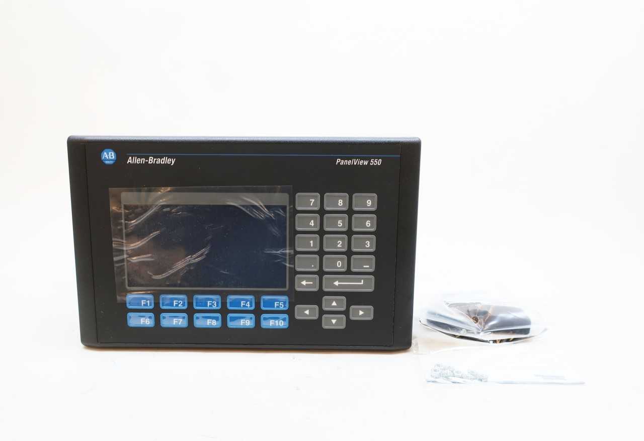 ALLEN BRADLEY 2711B5A3 PANELVIEW 550 OPERATOR INTERFACE PANEL - AUTOMATION & CONTROLS
