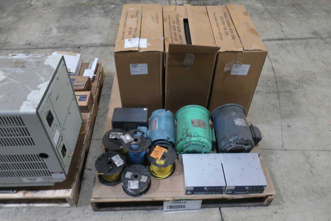2 PALLETS OF ASSORTED ELECTRICAL - ELECTRICAL COMPONENTS