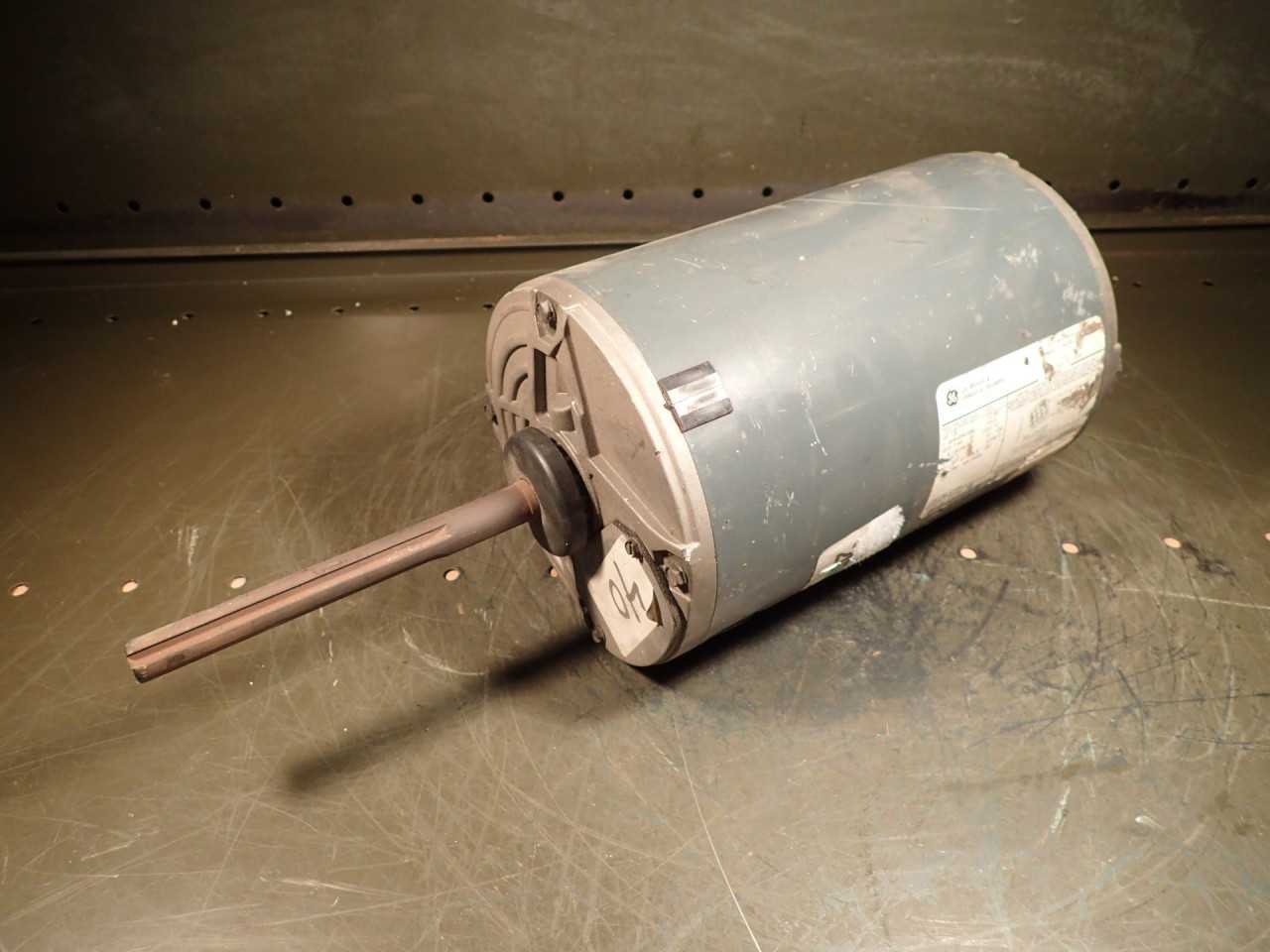 GE K1486 208-230/460V 3ph AC Condenser Fan Motor: 1140-RPM 56HZv 5/8" Shaft, NOS - ELECTRIC MOTORS