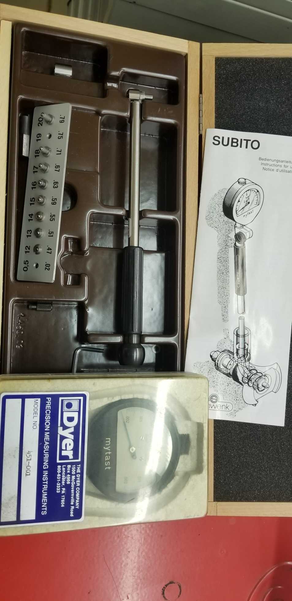 Subito Internal Measuring Intrument - ELECTRIC POWER TOOLS