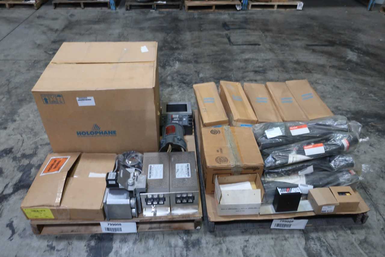 2 PALLETS OF ASSORTED ELECTRICAL - ELECTRICAL COMPONENTS