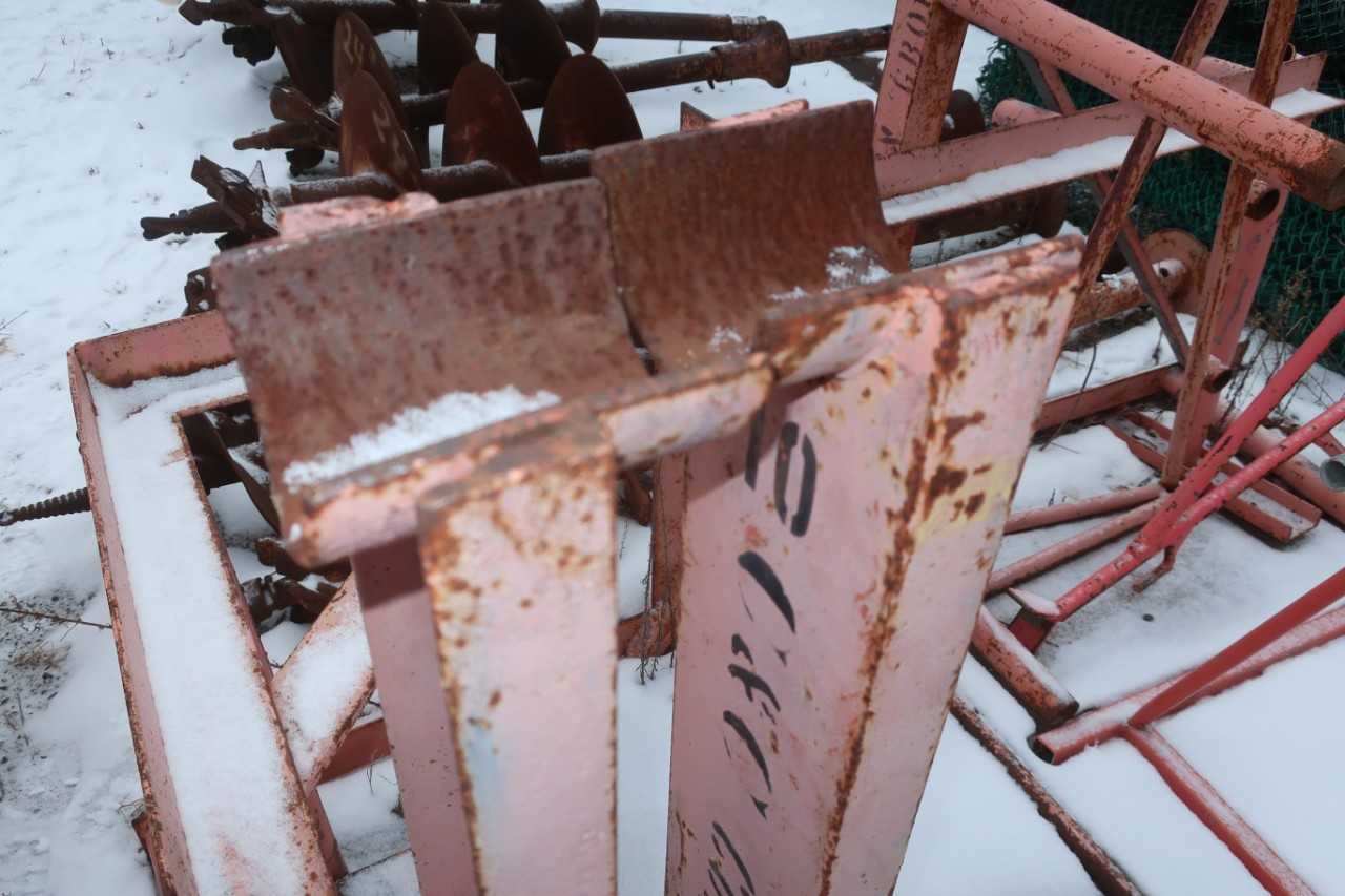 LOT OF 2 STEEL SPOOL STANDS - MATERIAL HANDLING