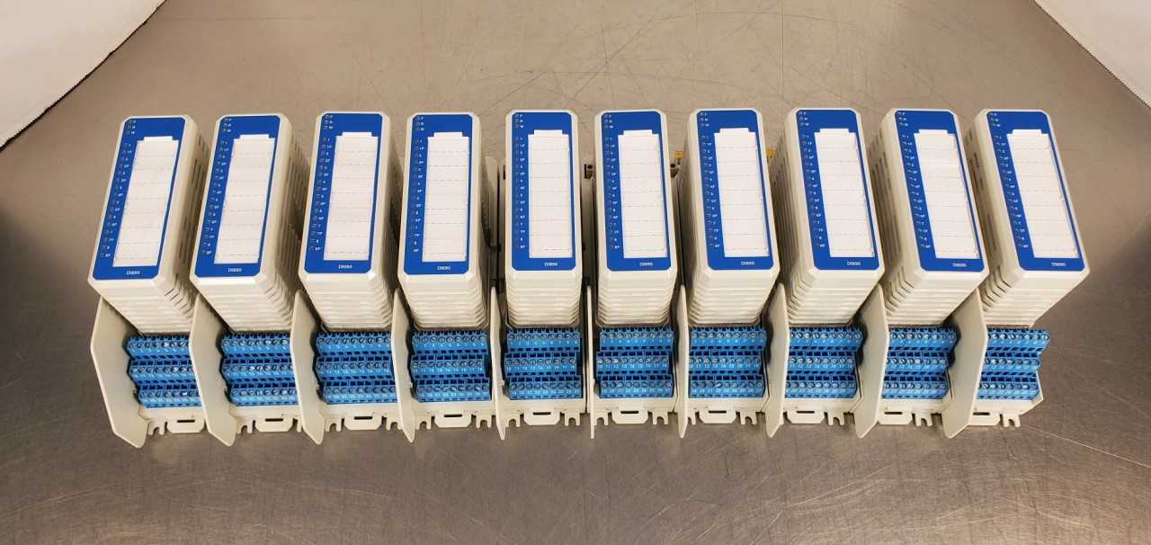 Lot of 10 ABB DI890 Input Module w/TU890 Termination Module "Like New - Pulled from New Machinery and Bench Tested" - AUTOMATION & CONTROLS
