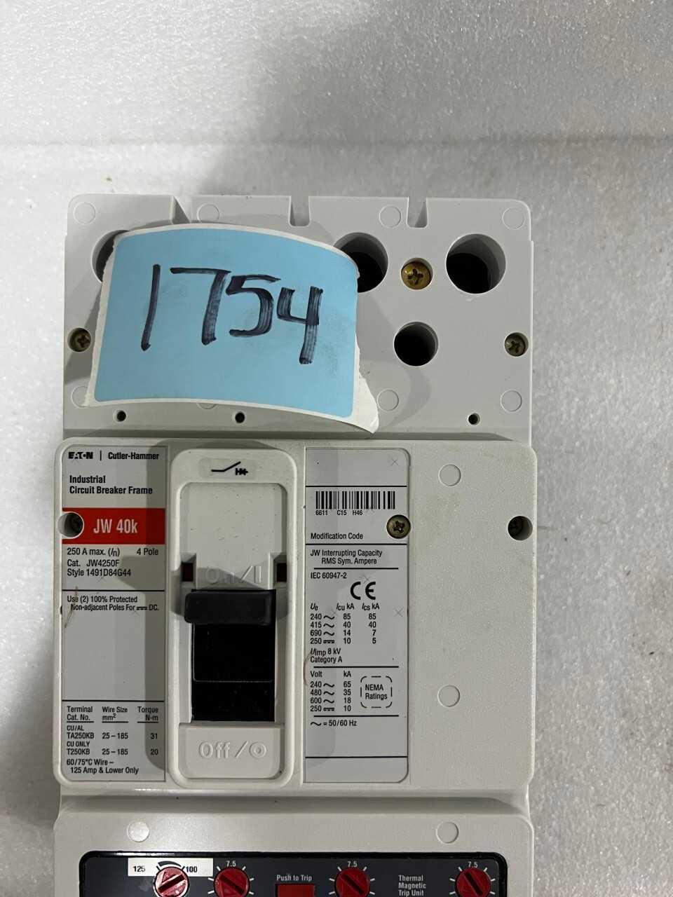 CIRCUIT BREAKER - CIRCUIT BREAKERS