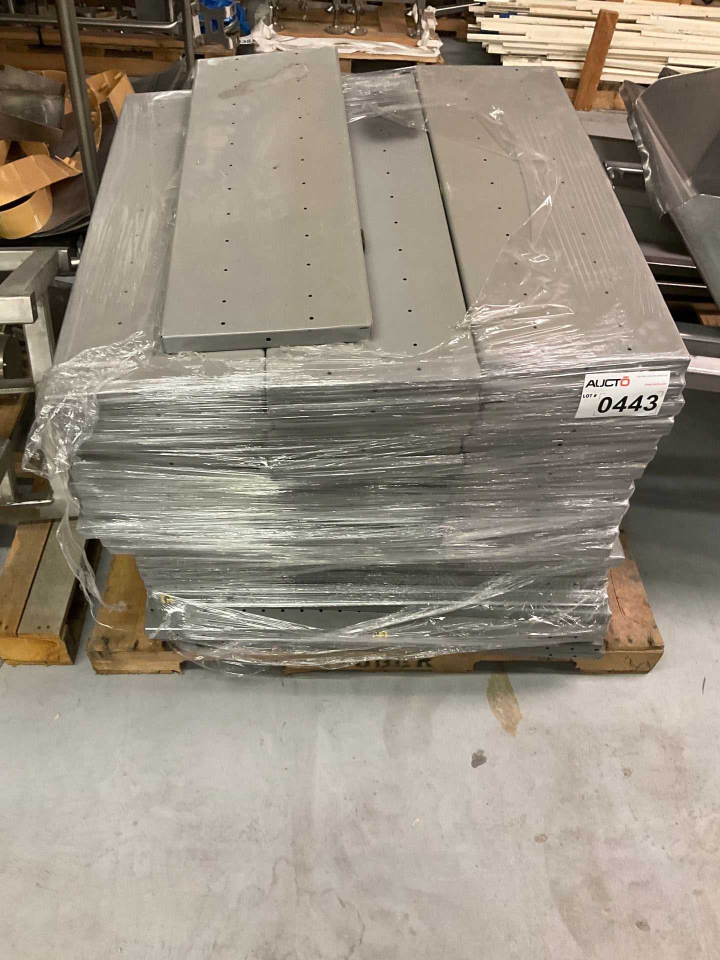 Pallet of Approximately 77 Shelving Panels