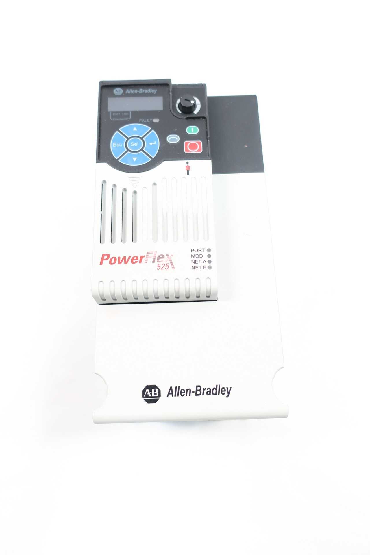 ALLEN BRADLEY 25B-E012N104 POWERFLEX 525 460-600V-AC 0-600HZ 0-575V-AC 10HP AC VFD DRIVE - MOTOR DRIVES