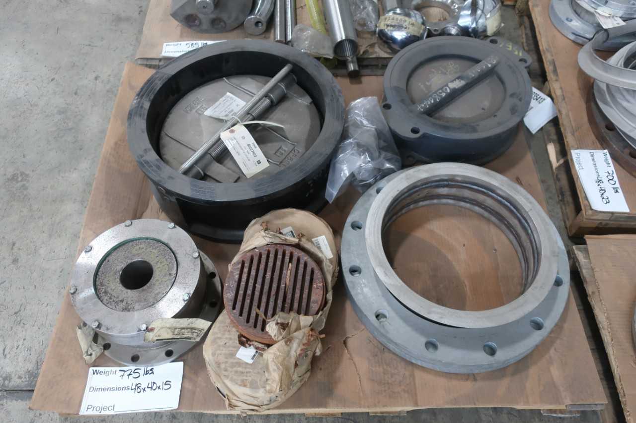5 PALLETS OF ASSORTED VALVE PARTS - VALVES