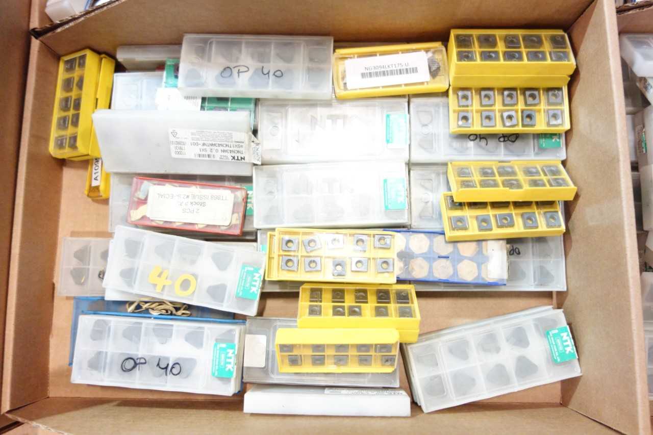 1 LOT OF CARBIDE INSERTS- KOMET, NTK, SUMITOMO - ELECTRIC POWER TOOLS