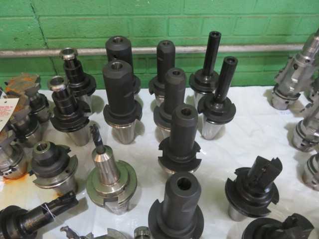23	Various CAT50 Tools with Tool Holders   lot - MISCELLANEOUS