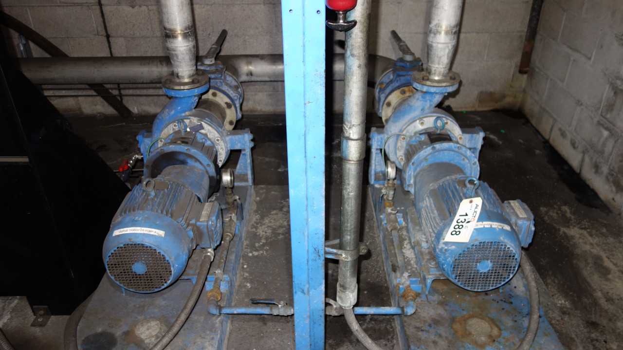 LOT OF 5 PUMPS, 4X ENVIRONAMICS VIT-500, 1X SPLIT CASE - SPLIT CASE PUMP