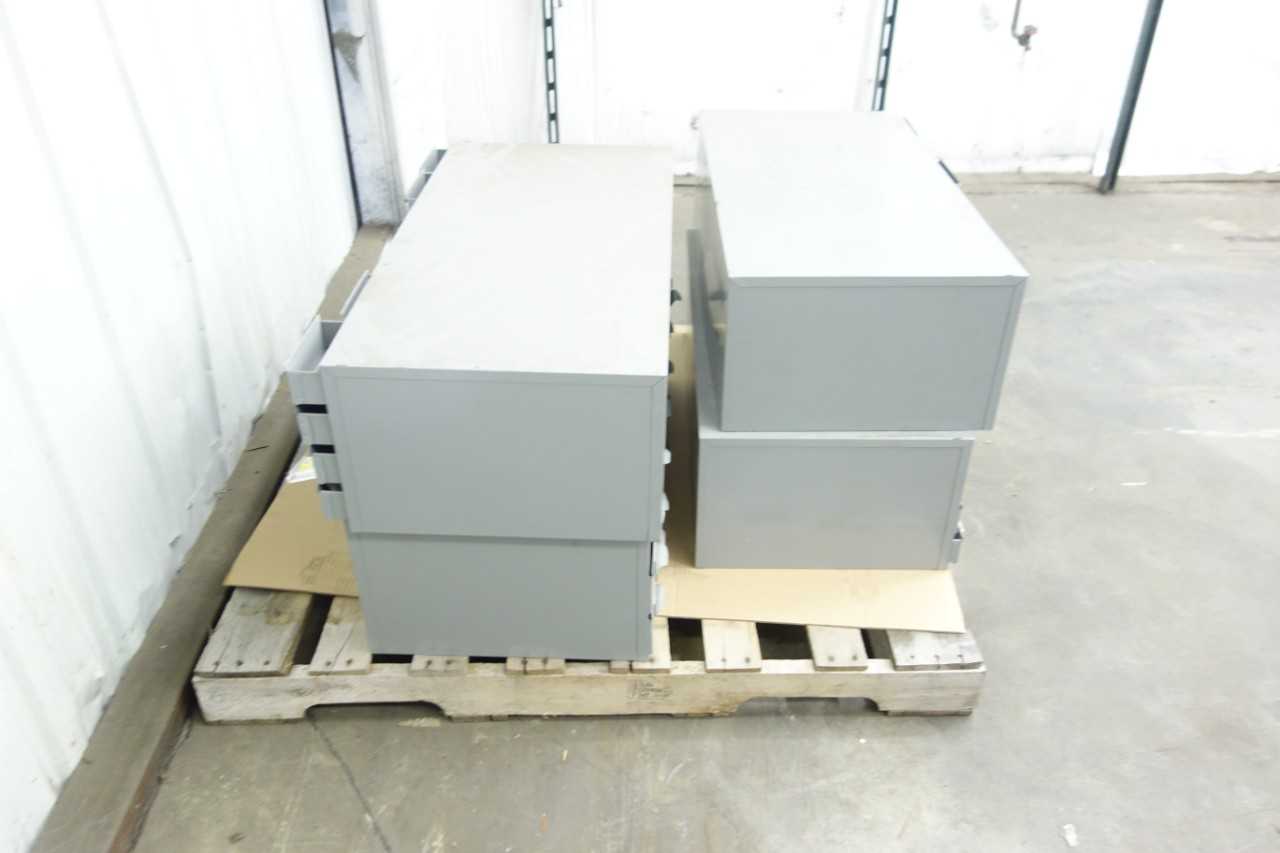 LOT OF 4 STEEL MULTI-DRAWER STORAGE CABINETS - TOOL STORAGE