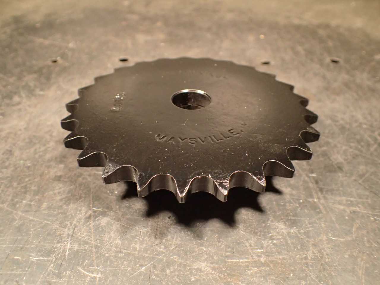 Browning 40B25 #40 Chain Sprocket: 25-Tooth, 4-1/4" OD, 5/8" Bore, USA, NOS - ROLLER CHAIN