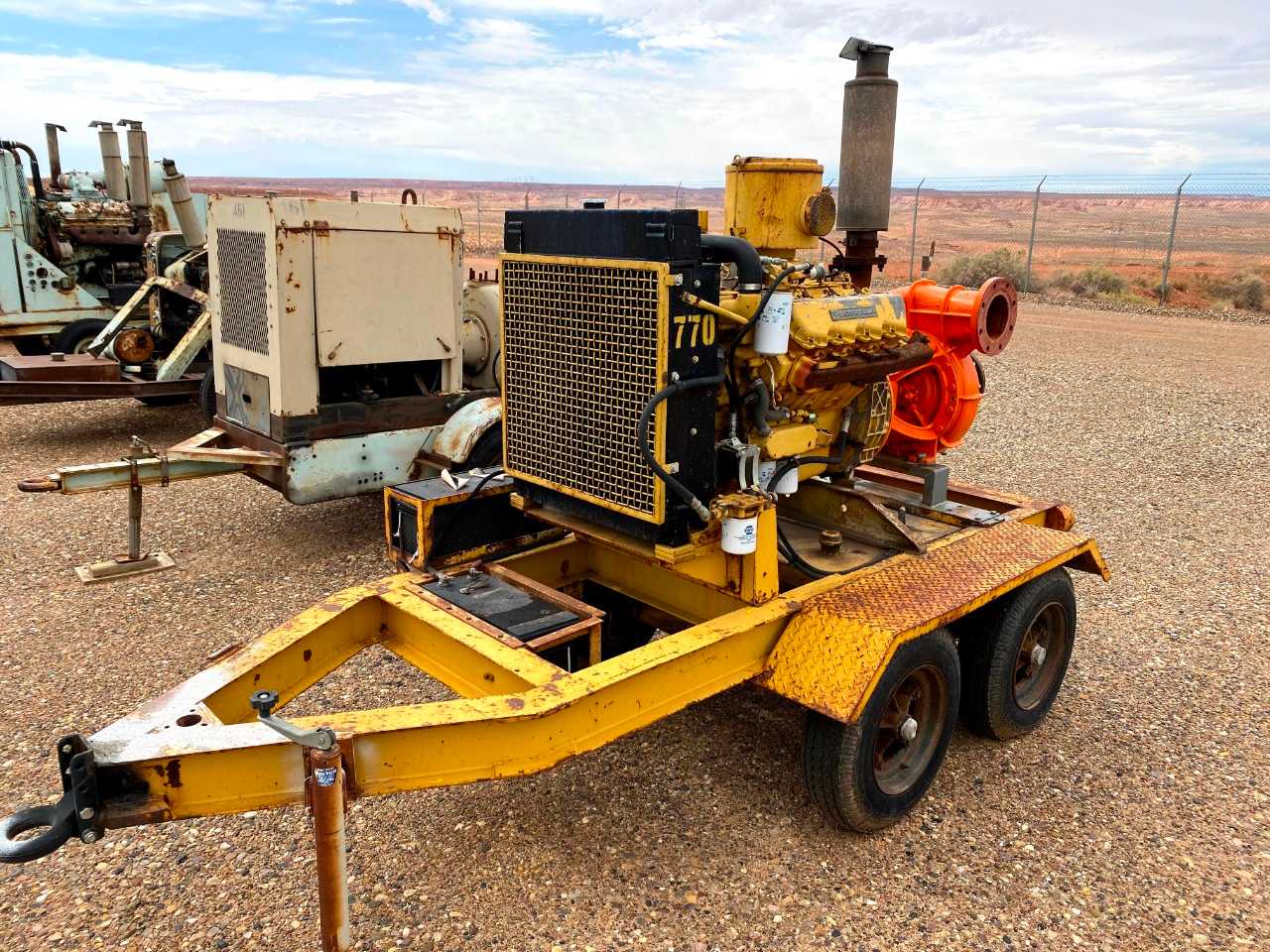 Caterpillar 3208 V8 Diesel Engine and Berkeley B6XTQBH Pump - PUMPS