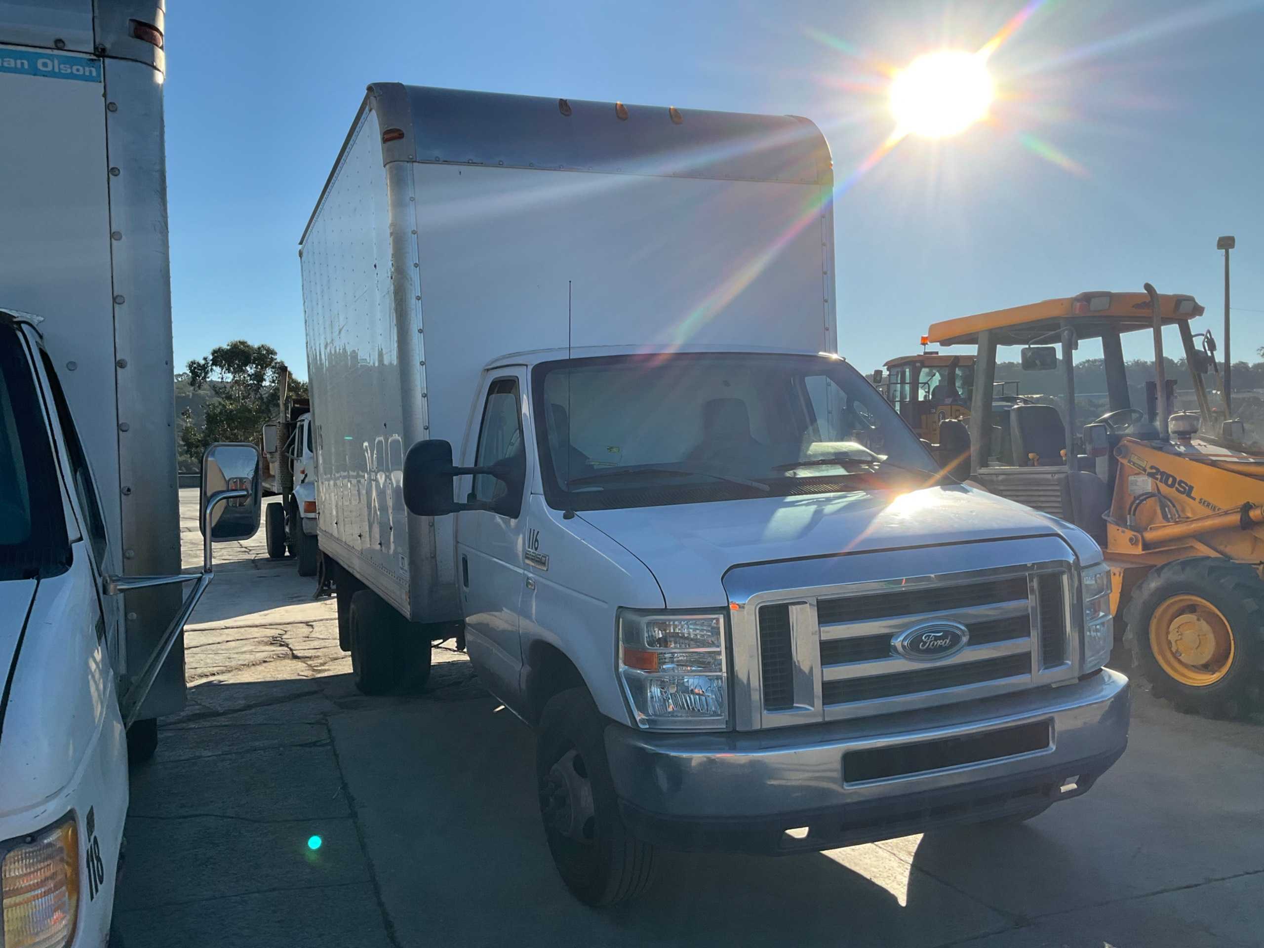 2012 FORD E-350 STRAIGHT CARGO TRUCK