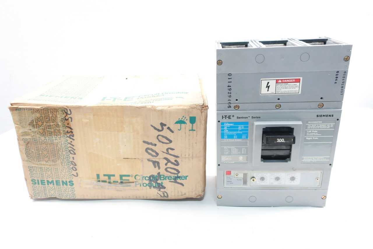 SIEMENS SJD69300NT 3P 300A AMP 600V-AC MOLDED CASE CIRCUIT BREAKER - CIRCUIT BREAKERS