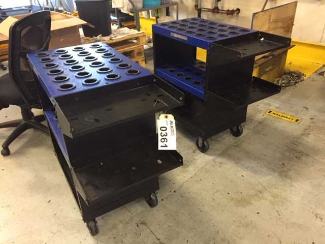 2x HSK63 tool carts - ROLLING CARTS