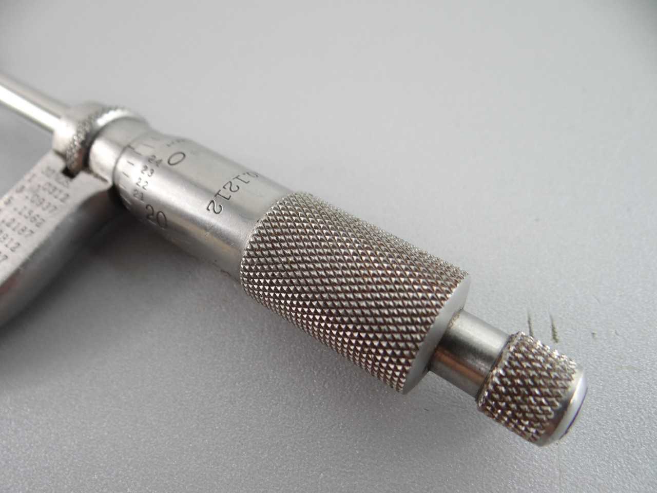 BROWN & SHARPE 1"-2" MICROMETER CARBIDE FACED NO1212 - MISCELLANEOUS