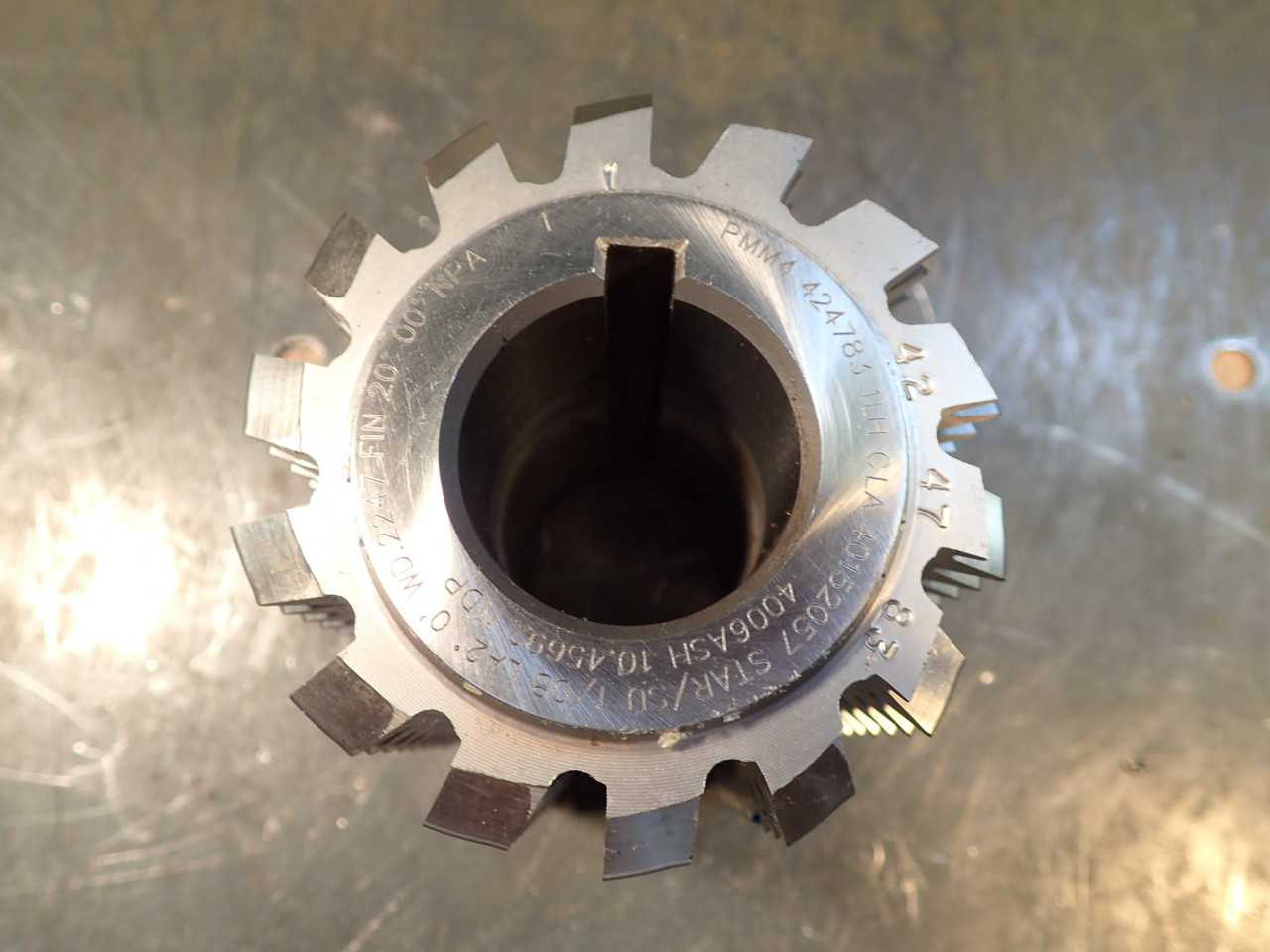 Star/SU Gear Hob Cutter 20-Degree CIA 10.45692 NDP M4 3x3x1.25 - MILLING TOOLS