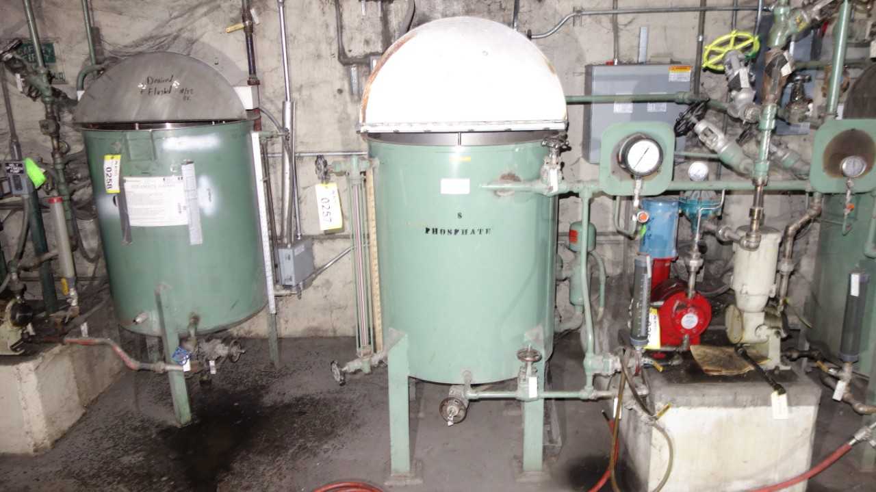 STEEL PHOSPHATE TANK (DRAINED) - PROCESS EQUIPMENT