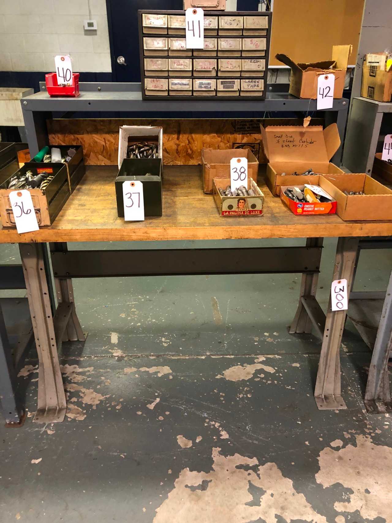30" x 48" Mapletop Work Bench w/ Shelf - ELECTRIC POWER TOOLS