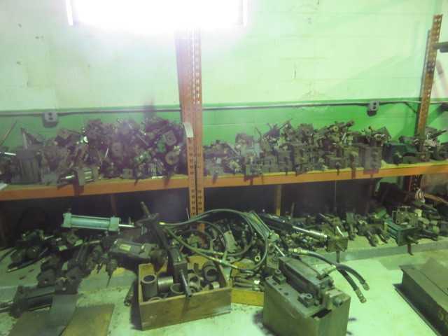 All hydraulics in pictures and contents on floor and pallet racks. - MISCELLANEOUS