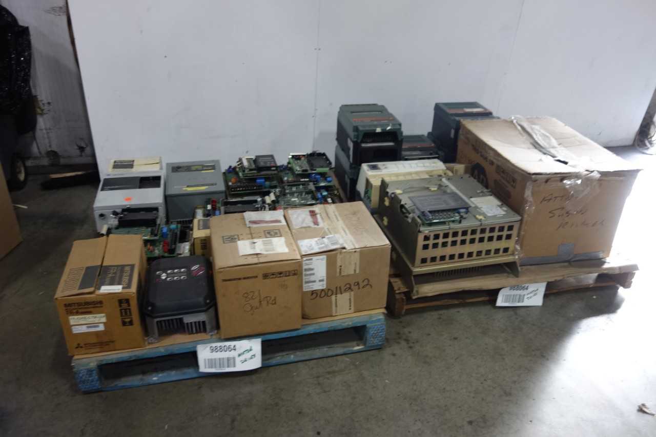 2 PALLETS OF ASSORTED MOTOR DRIVES - MOTOR DRIVES