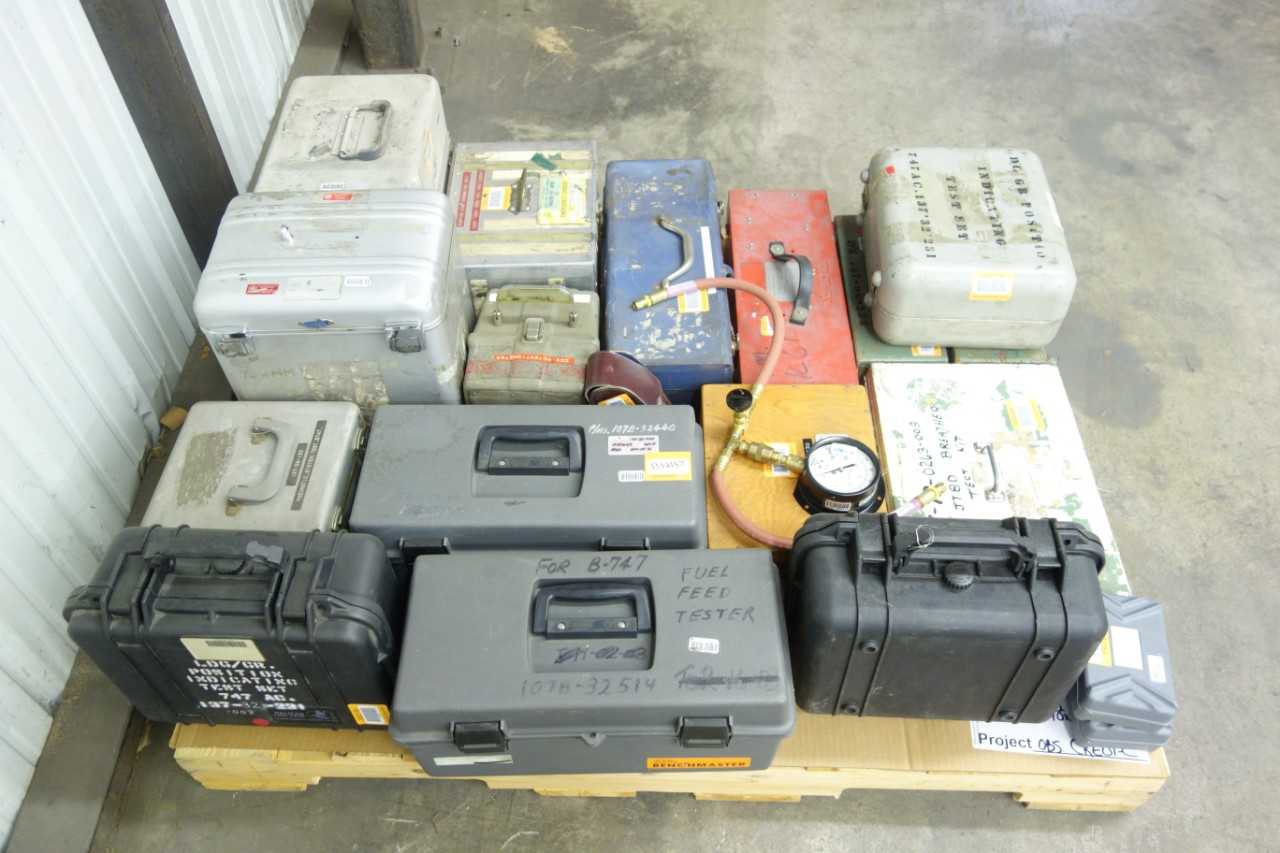 PALLET OF ASSORTED TEST EQUIPMENT - INDUSTRIAL PARTS