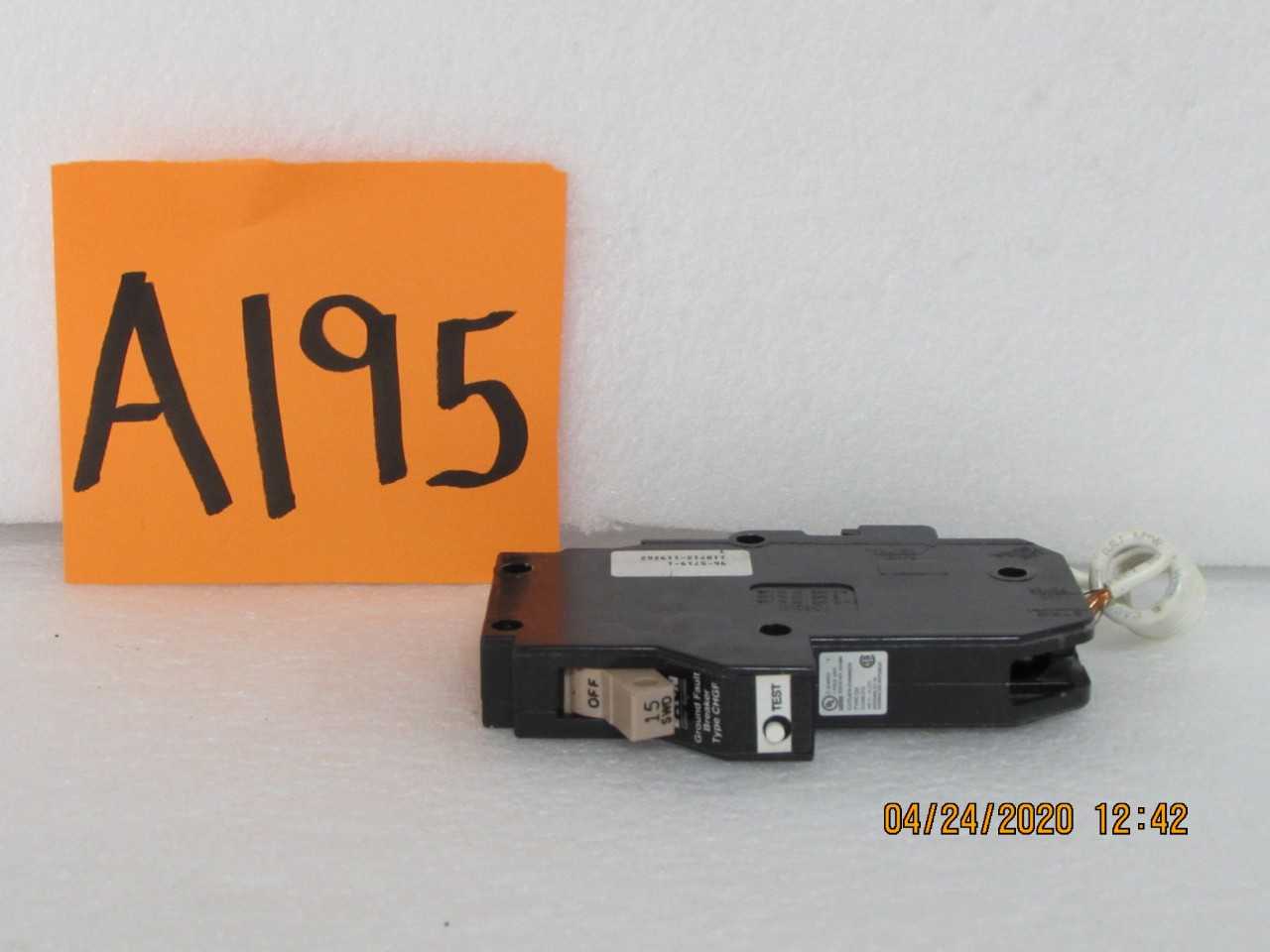 Eaton/Cutler Hammer CH115GF circuit breakers - CIRCUIT BREAKERS