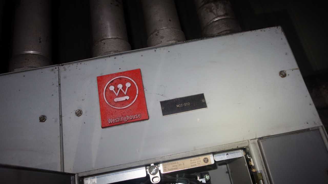 X5 VERTICAL SECTIONS OF WESTINGHOUSE MCC BUCKETS - MOTOR CONTROL CENTERS