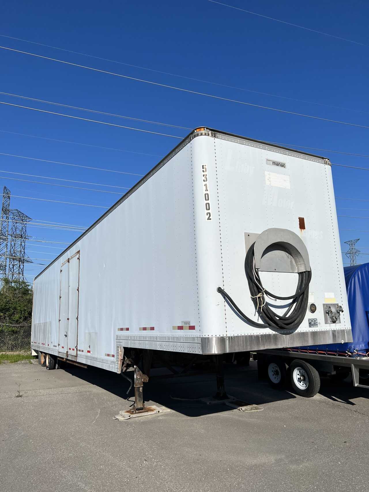 1997 Manac Inc. 53' DryVan Inclosed Trailer Model 94253002 - TRAILERS