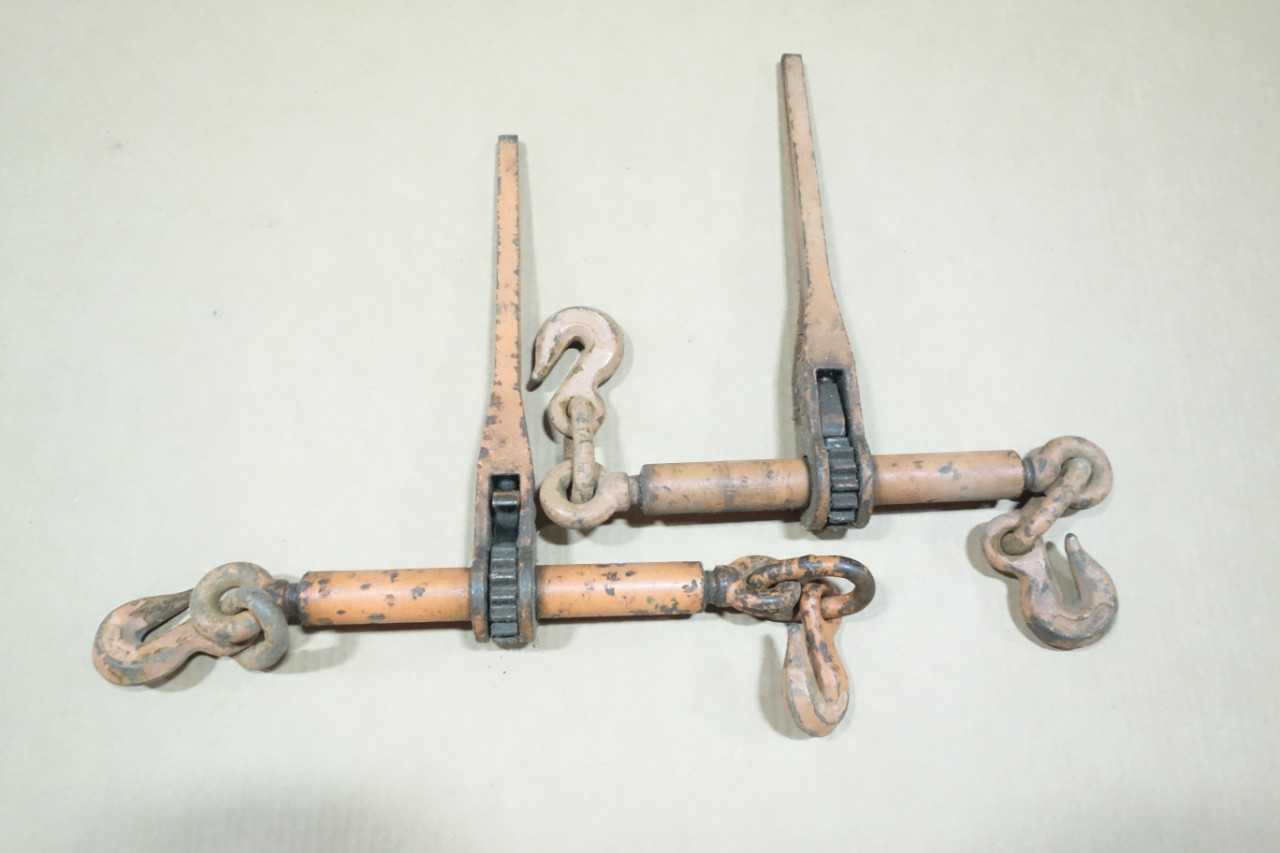 LOT OF 2 RATCHETING CHAIN BINDER - LIFTING EQUIPMENT