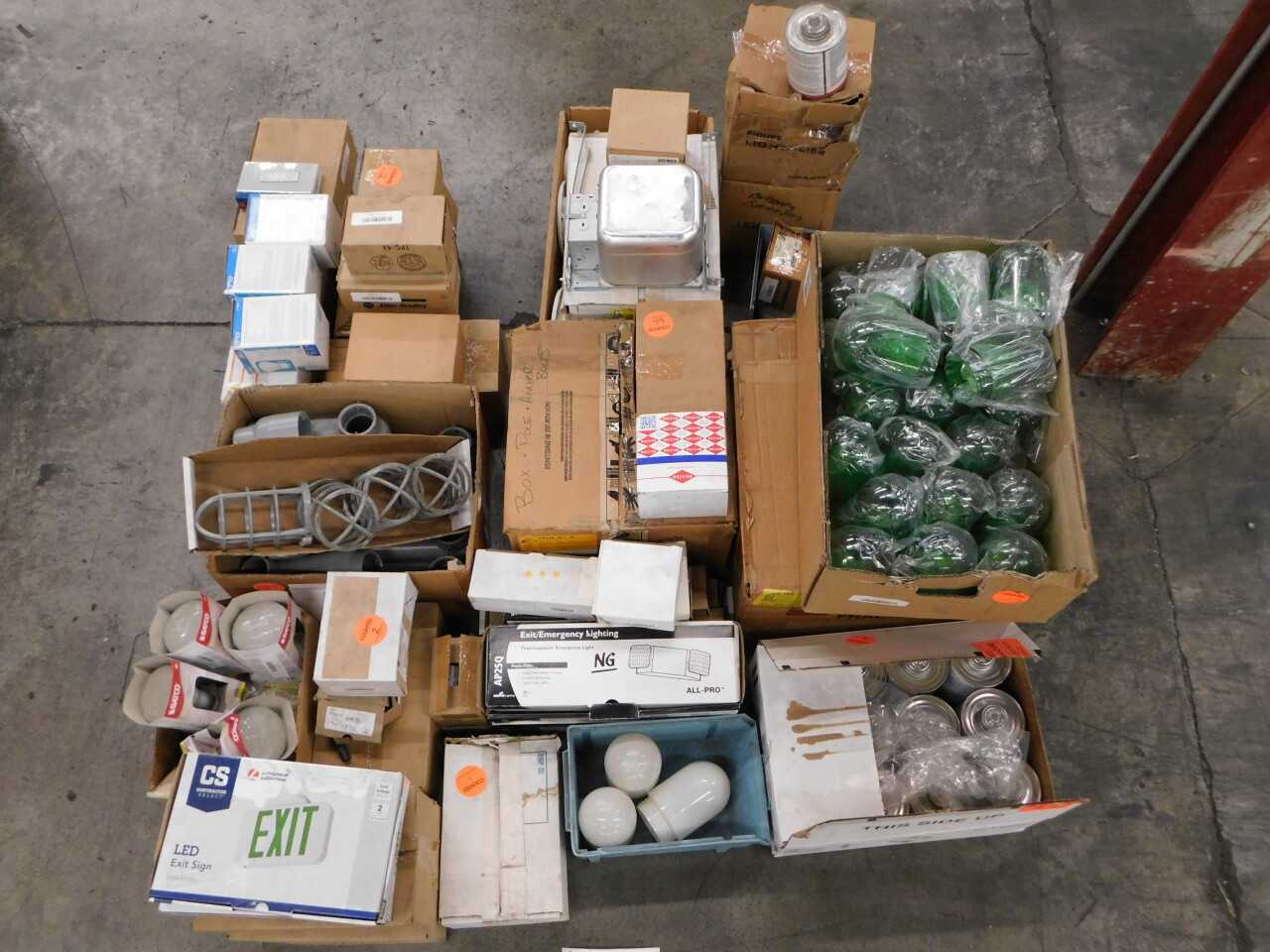 Pallet of Misc Electrical Supplies - ELECTRICAL COMPONENTS