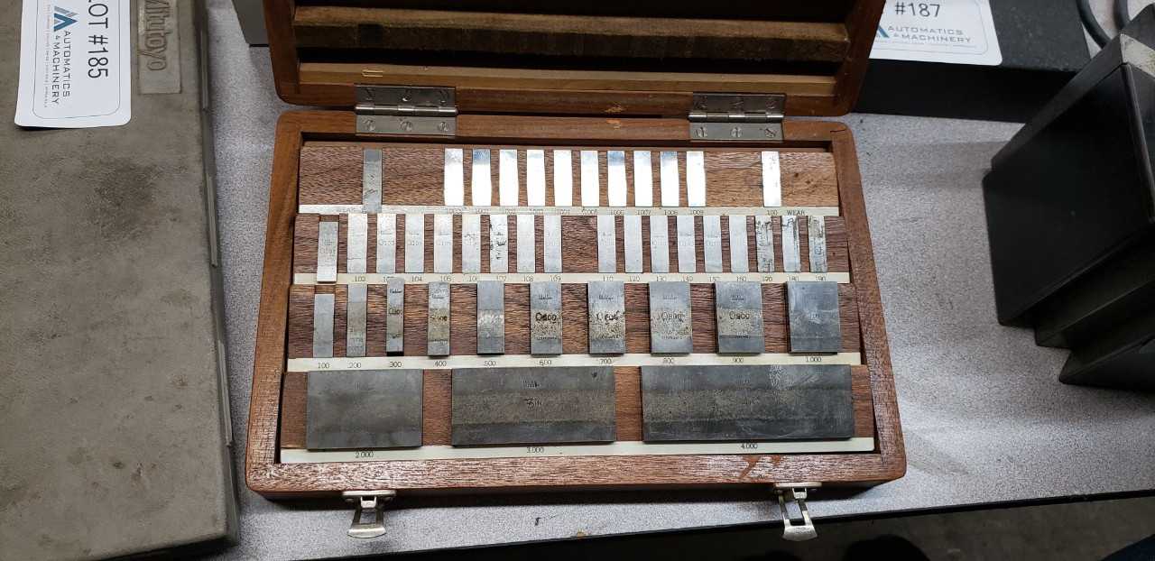 Webber Gage Company Gage Block Set - ELECTRIC POWER TOOLS