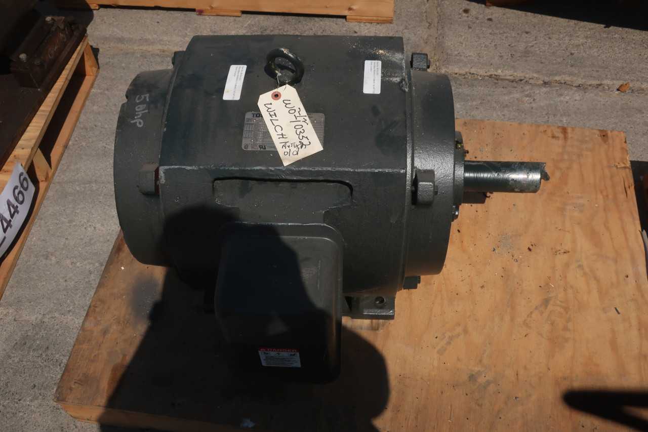 TOSHIBA MOTOR B0504VLF1UMH01 50HP 460V 1780RPM 326T 4P - ELECTRIC MOTORS